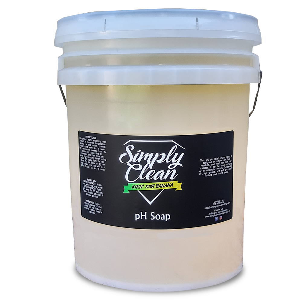 Simply Clean Kikn Kiwi Banana PH Soap 5 Gallon Bottle 