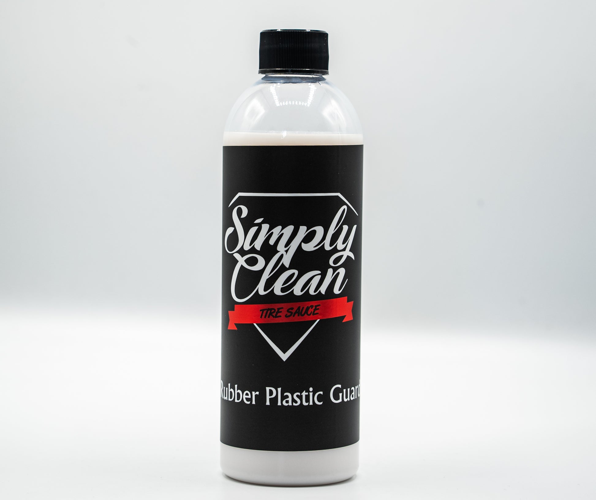 Simply Clean Tire Sauce 16 oz Bottle Image.